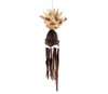 Obsidian Wind Chimes with seed pods